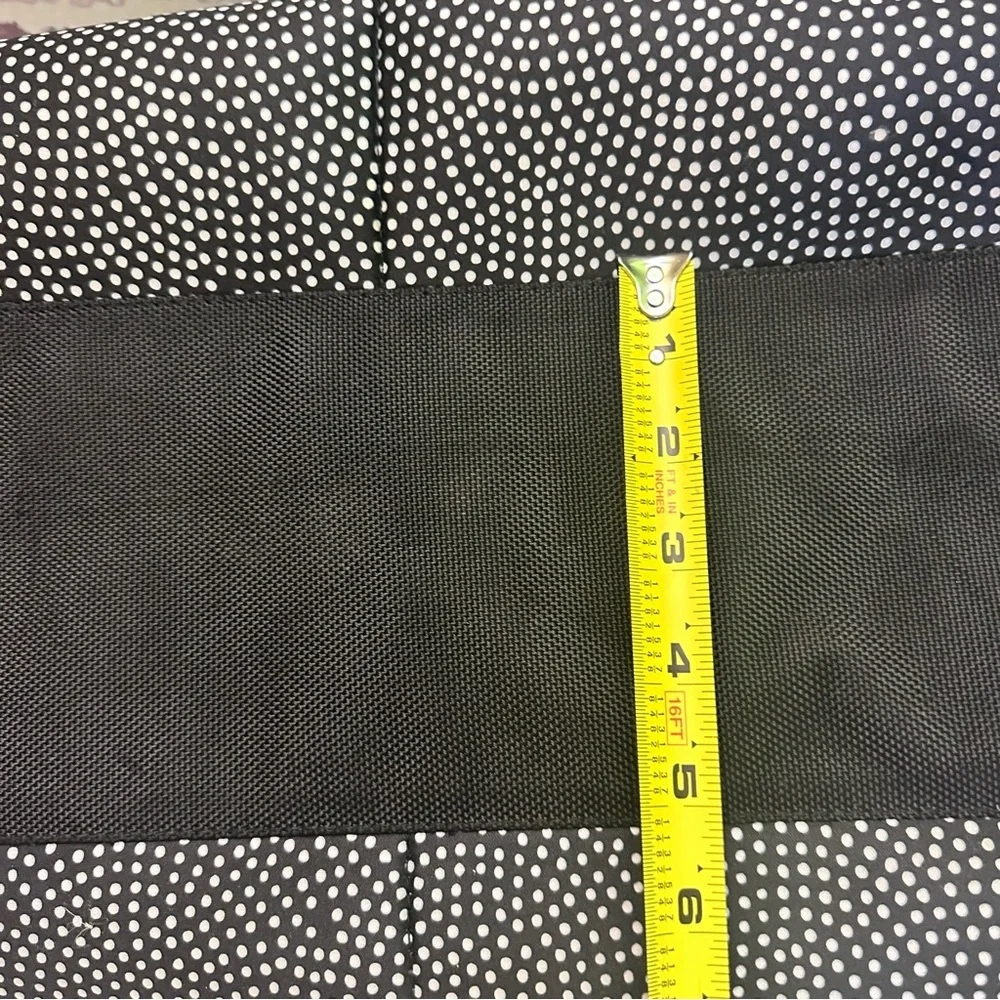 Peloton Black and White Duffel Bag with Speckled Design